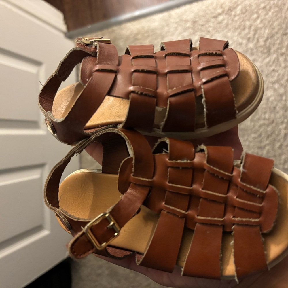 Brown Kids Sandals